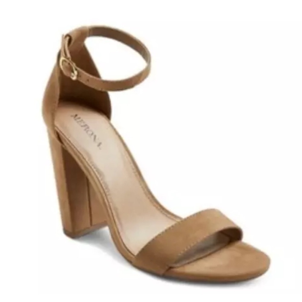 Women's Lulu Block Heel Sandals-Tan